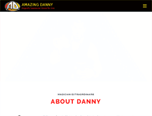 Tablet Screenshot of amazingdanny.com.au